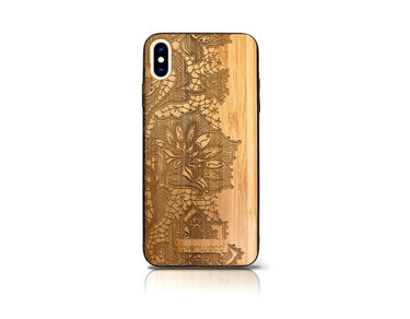 Coque arrière FLEURS iPhone Xs Max